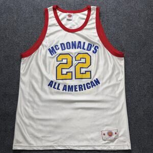 McDonald's All American Jersey Mens XL White Basketball Carmelo Anthony #22